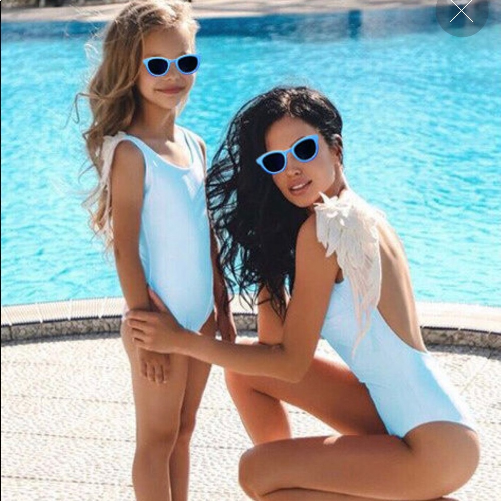 Blue angel mommy n me swim wear